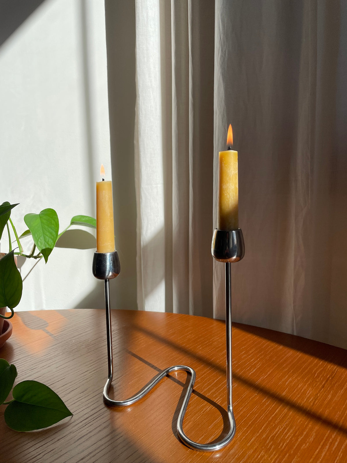 Taper Beeswax Candle | Set of 2