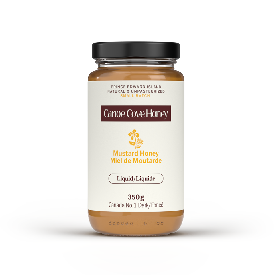 Raw mustard honey from PEI