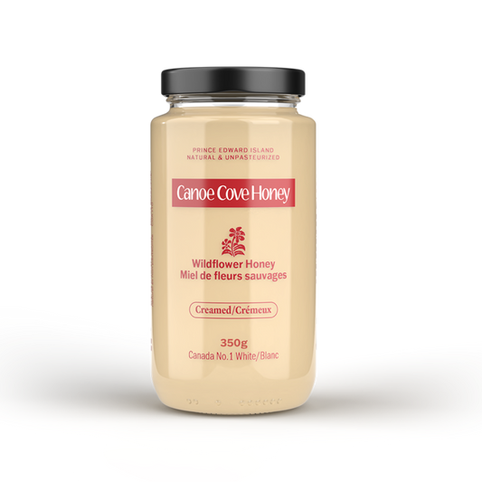 raw creamed honey from PEI
