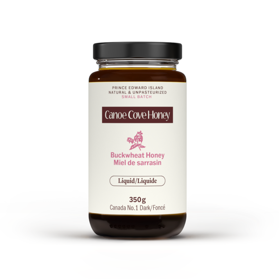 raw buckwheat honey from PEI