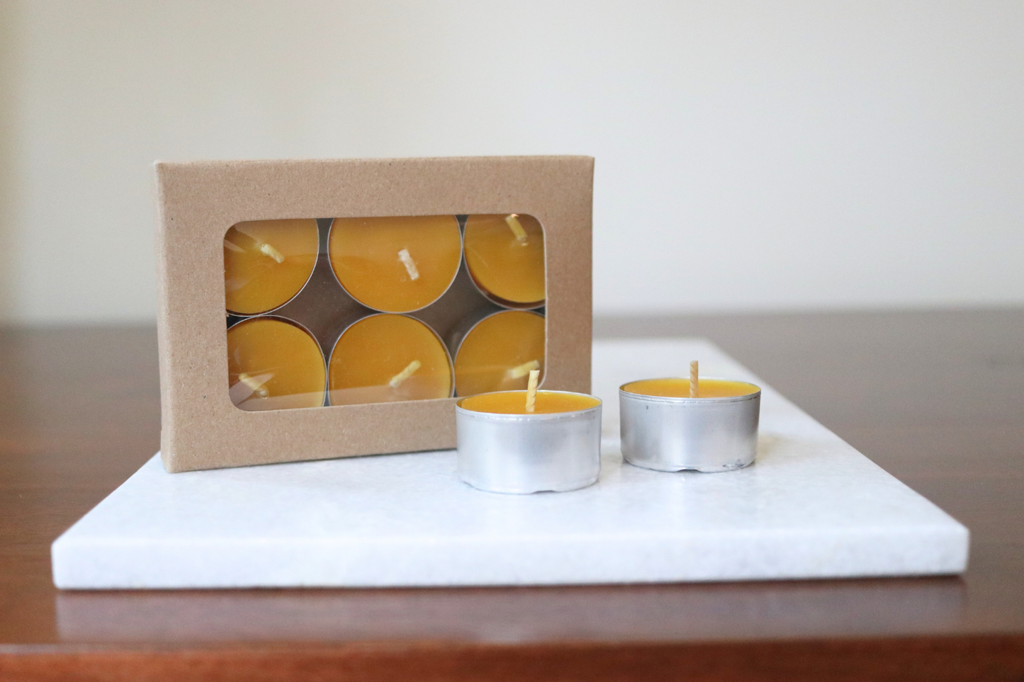 Tealight Beeswax Candles | 6 pack