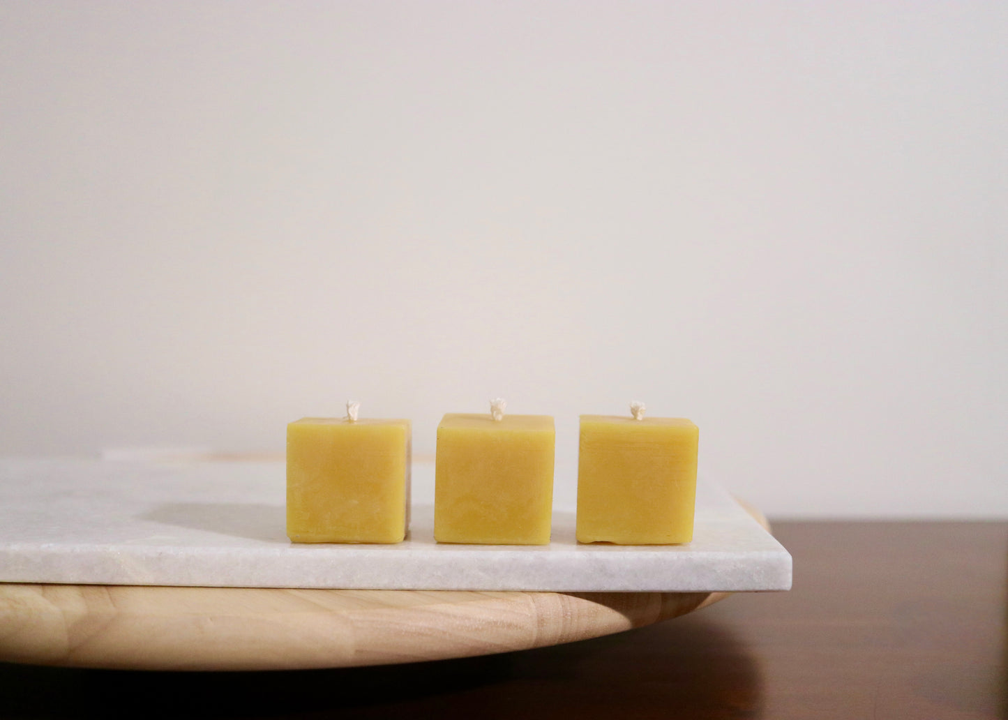 Beeswax Cube Candle