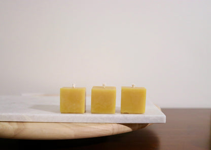 Beeswax Cube Candle