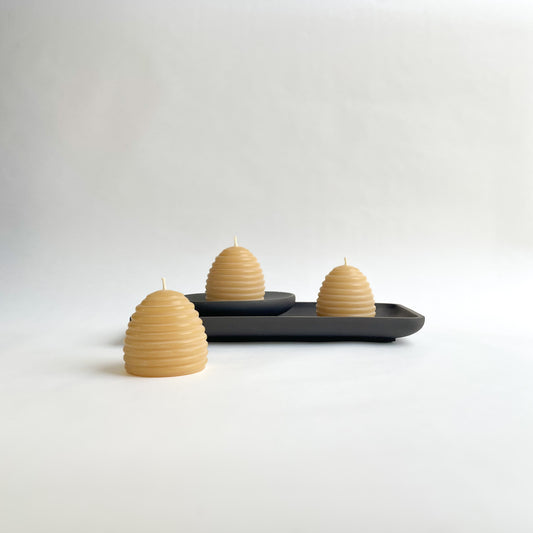 Skep Hive Beeswax Candle