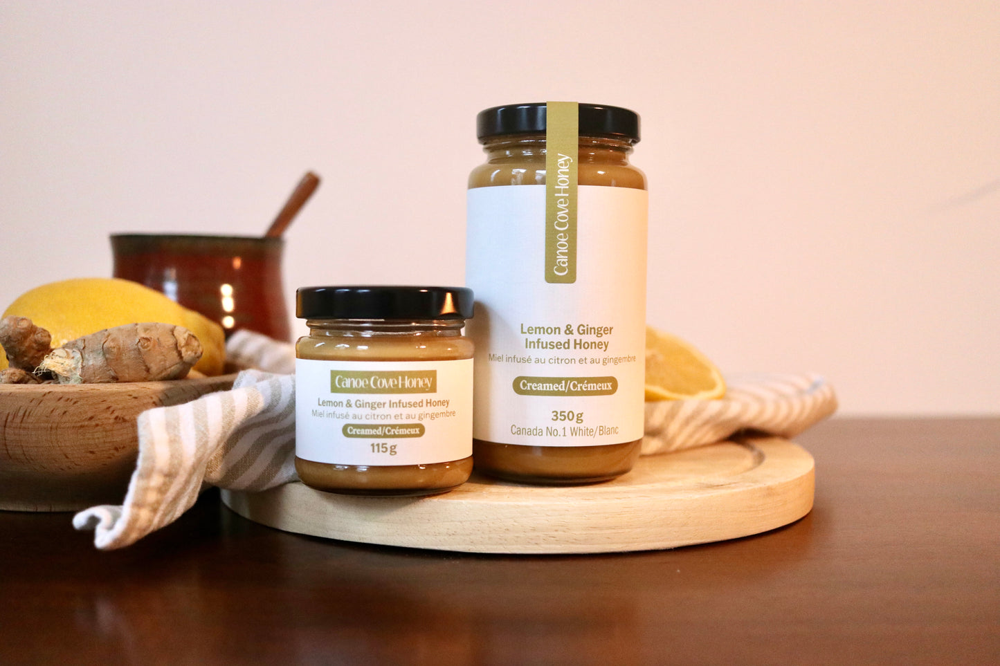 Lemon & Ginger Creamed Honey | 350g